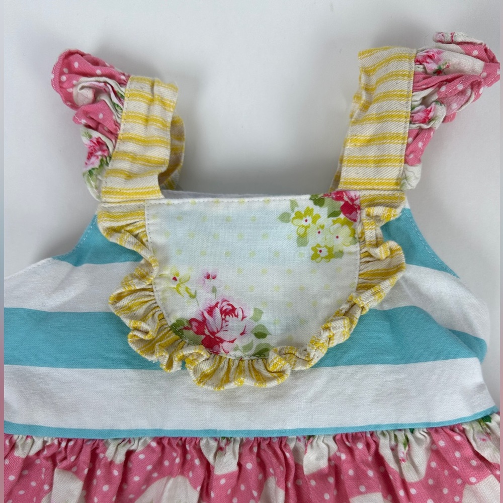 Cheeky Plum Floral Dress Size 2T - Picture 3 of 6